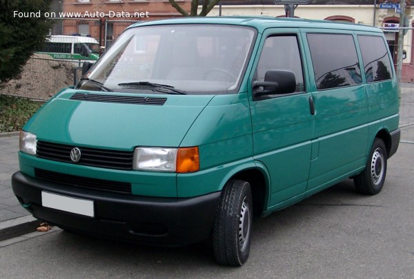 المواصفات والتفاصيل التقنية الكاملة 1996 Volkswagen Transporter (T4, facelift 1996) Kombi 2.0 (84 Hp) L2H2