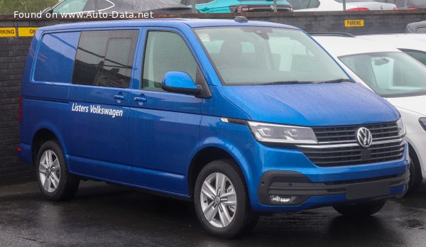 Full specifications and technical details 2019 Volkswagen Transporter (T6.1, facelift 2019) Kombi Crew Van 2.0 TDI (199 Hp) 4MOTION DSG L2H1