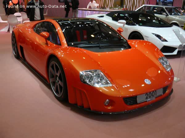 Spécifications complètes et détails techniques 2001 Volkswagen W12 Nardo (Concept) 6.0 W12 (600 Hp)