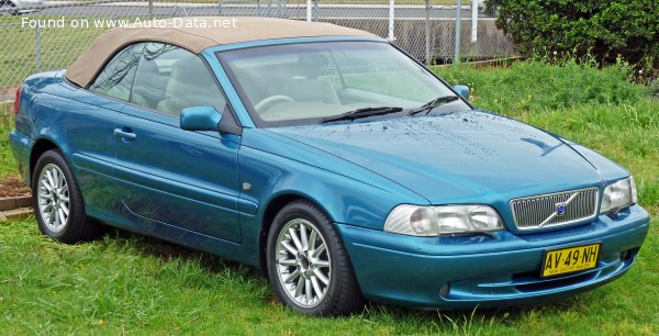 المواصفات والتفاصيل التقنية الكاملة 1997 Volvo C70 Convertible 2.5 20V Turbo (193 Hp)