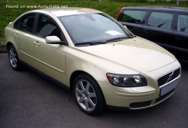 Full specifications and technical details 2004 Volvo S40 II 2.4 i (170 Hp) Geartronic