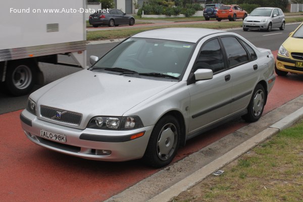 المواصفات والتفاصيل التقنية الكاملة 1999 Volvo S40 (VS) 1.9 Di (102 Hp)