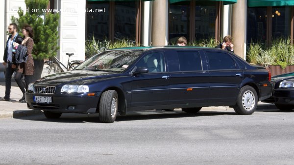 المواصفات والتفاصيل التقنية الكاملة 2003 Volvo S80 (facelift 2003) Stretch Limousine 2.4 20V (170 Hp) Automatic