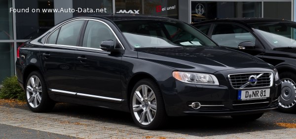 Full specifications and technical details 2011 Volvo S80 II (facelift 2011) 2.0 T5 (240 Hp)