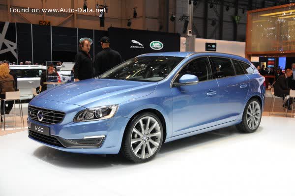 Full specifications and technical details 2015 Volvo V60 I (2013 facelift) 2.0 D2 (120 Hp) Automatic