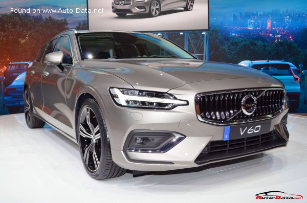 Full specifications and technical details 2019 Volvo V60 II 2.0 T4 (190 Hp) Automatic