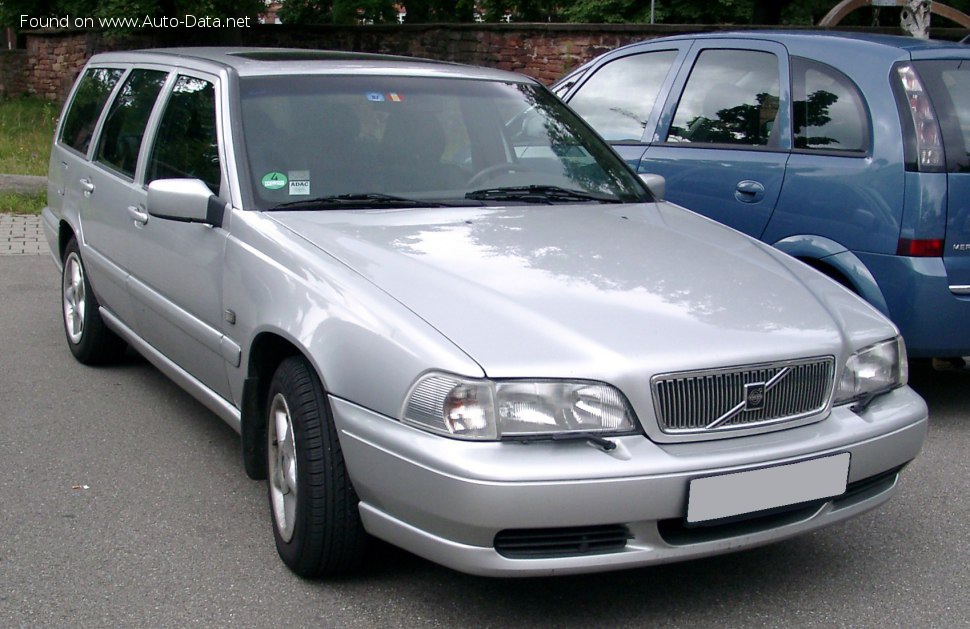 Full specifications and technical details 1996 Volvo V70 I 2.5 TDI (140 Hp) Automatic