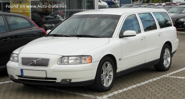 المواصفات والتفاصيل التقنية الكاملة 2004 Volvo V70 II (facelift 2004) 2.5T (210 Hp) AWD