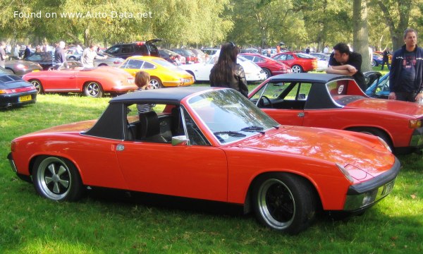 Full specifications and technical details 1973 VW-Porsche 914 2.0 (100 Hp)