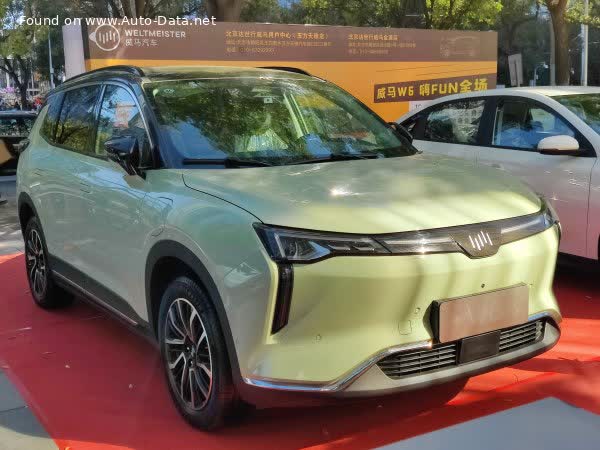 Full specifications and technical details 2021 Weltmeister W6 66.22 kWh (218 Hp) Electric