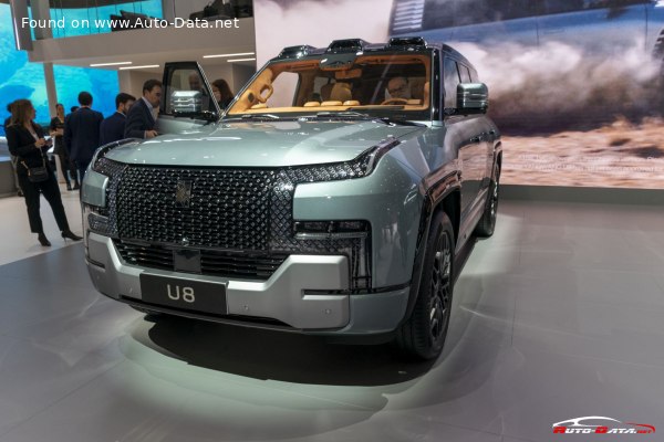 المواصفات والتفاصيل التقنية الكاملة 2023 Yangwang U8 2.0T (1197 Hp) Extended Range Pure Electric 4WD