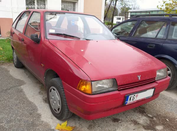 Spécifications complètes et détails techniques 1991 Zastava Yugo Florida 1.3 (103 A) (68 Hp)