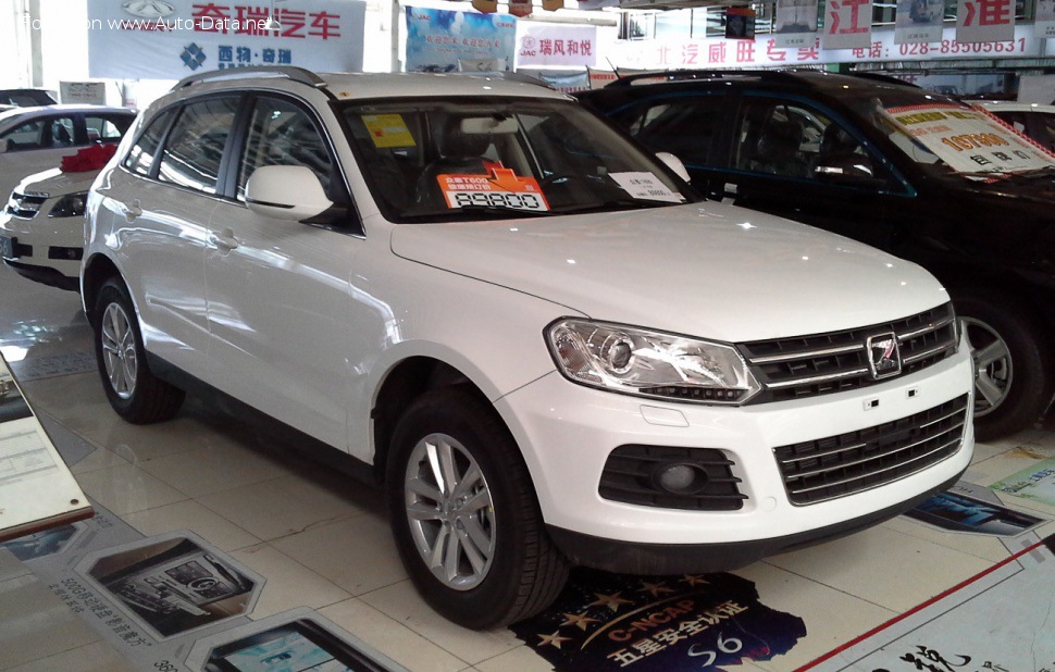 Full specifications and technical details 2013 Zotye T600 1.5 (162 Hp)