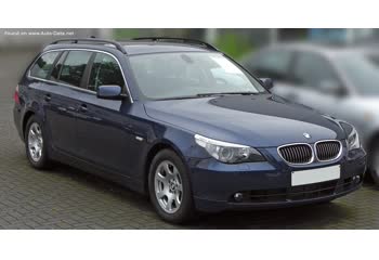 Full specifications and technical details 2005 BMW 5 Series Touring (E61) 523i (177 Hp) Steptronic