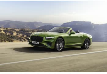 المواصفات والتفاصيل التقنية الكاملة 2024 Bentley Continental GTC IV Speed 4.0 V8 (782 Hp) Plug-in Hybrid AWD DCT