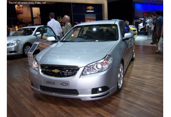 Full specifications and technical details 2006 Chevrolet Epica 2.0 D (150 Hp)