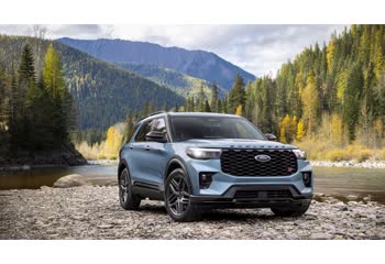 المواصفات والتفاصيل التقنية الكاملة 2024 Ford Explorer VI (facelift 2024) 2.3 EcoBoost (300 Hp) 4WD Automatic