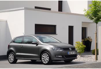 المواصفات والتفاصيل التقنية الكاملة 2009 Volkswagen Polo V (3-door) 1.6 TDI (105 Hp)