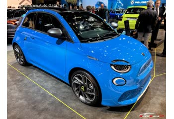 المواصفات والتفاصيل التقنية الكاملة 2023 Abarth 500e Cabriolet 42 kWh (155 Hp) Electric