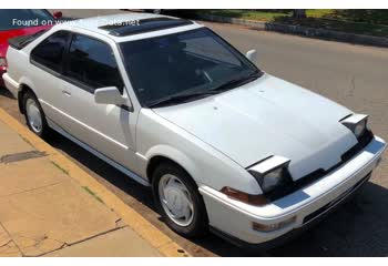 المواصفات والتفاصيل التقنية الكاملة 1988 Acura Integra I 1.6 (120 Hp) Automatic 3d