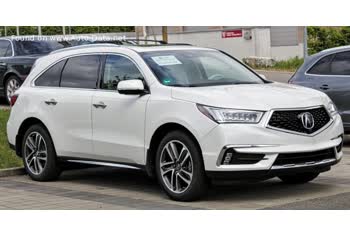 المواصفات والتفاصيل التقنية الكاملة 2016 Acura MDX III (facelift 2017) 3.5 V6 (290 Hp) Automatic