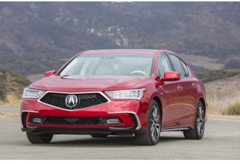 Full specifications and technical details 2017 Acura RLX (facelift 2017) 3.5 V6 (310 Hp) Automatic