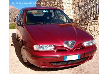 المواصفات والتفاصيل التقنية الكاملة 1999 Alfa Romeo 146 (930, facelift 1999) 1.4 Twin Spark 16V (103 Hp)