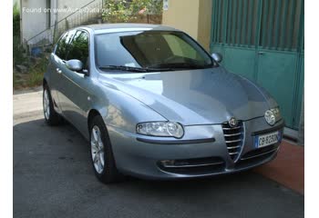 المواصفات والتفاصيل التقنية الكاملة 2000 Alfa Romeo 147 3-doors 1.6 Twin Spark 16V (105 Hp)