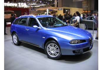 المواصفات والتفاصيل التقنية الكاملة 2004 Alfa Romeo 156 Crosswagon (932, facelift 2003) 1.9 16V JTD M-Jet (150 Hp)