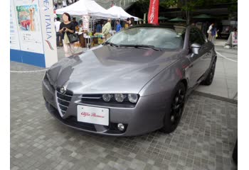 المواصفات والتفاصيل التقنية الكاملة 2005 Alfa Romeo Brera 3.2 JTS V6 (260 Hp) Q4