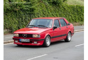 المواصفات والتفاصيل التقنية الكاملة 1983 Alfa Romeo Giulietta (116) 2.0 Turbo (170 Hp)