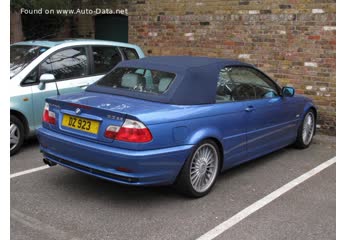 Full specifications and technical details 2003 Alpina B3 Cabrio (E46) 3.3 i 24V B3S (305 Hp)