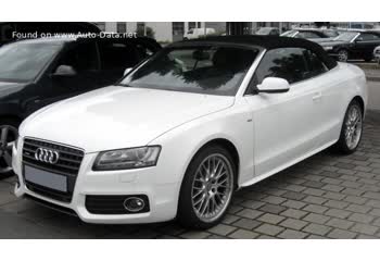 المواصفات والتفاصيل التقنية الكاملة 2008 Audi A5 Cabriolet (8F7) 2.0 TFSI (211 Hp) quattro S tronic