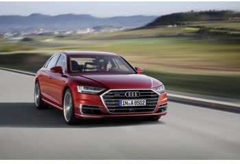 المواصفات والتفاصيل التقنية الكاملة 2019 Audi A8 (D5) 55 TFSI V6 (340 Hp) Mild Hybrid quattro tiptronic