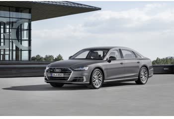 المواصفات والتفاصيل التقنية الكاملة 2019 Audi A8 Long (D5) 60 TDI V8 (435 Hp) Mild Hybrid quattro tiptronic