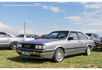 Full specifications and technical details 1985 Audi Coupe (B2 81, 85, facelift 1984) GT 1.8 (90 Hp) CAT