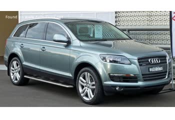 Full specifications and technical details 2006 Audi Q7 (Typ 4L) 3.6 FSI V6 (280 Hp) quattro Tiptronic