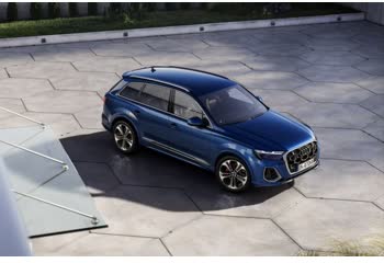 Full specifications and technical details 2024 Audi Q7 (Typ 4M, facelift 2024) 45 TDI V6 (231 Hp) Mild Hybrid quattro tiptronic