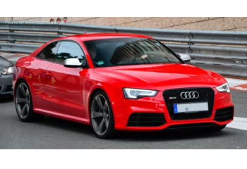 Full specifications and technical details 2013 Audi RS 5 Coupe (8T, facelift 2011) 4.2 FSI V8 (450 Hp) quattro S tronic