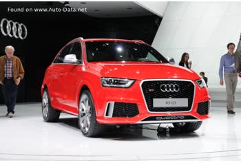 Full specifications and technical details 2013 Audi RS Q3 2.5 TFSI (310 Hp) quattro S tronic