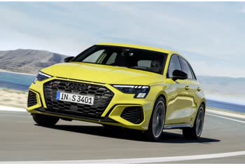 Full specifications and technical details 2020 Audi S3 Sportback (8Y) 2.0 TFSI (310 Hp) quattro S tronic