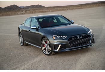 Full specifications and technical details 2020 Audi S4 (B9, facelift 2019) 3.0 TFSI V6 (349 Hp) quattro tiptronic