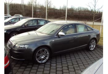 المواصفات والتفاصيل التقنية الكاملة 2006 Audi S6 (4F,C6) 5.2 FSI V10 (435 Hp) quattro Tiptronic