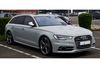 Full specifications and technical details 2012 Audi S6 Avant (C7) 4.0 TFSI V8 (420 Hp) quattro S tronic