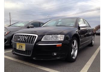 Full specifications and technical details 2006 Audi S8 (D3) 5.2 FSI V10 (450 Hp) quattro Tiptronic