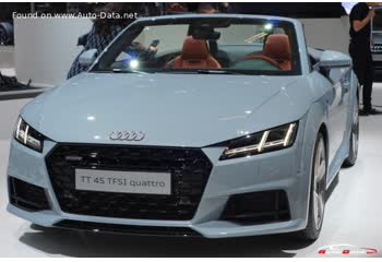 المواصفات والتفاصيل التقنية الكاملة 2018 Audi TT Roadster (8S, facelift 2018) 45 TFSI (245 Hp)