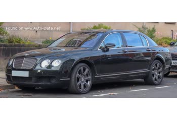 المواصفات والتفاصيل التقنية الكاملة 2005 Bentley Continental Flying Spur 6.0 i W12 48V (560 Hp)