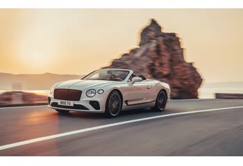 Full specifications and technical details 2019 Bentley Continental GTC III 6.0 TSI W12 (635 Hp) AWD Automatic