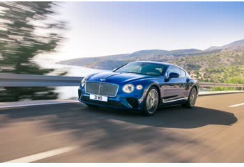 المواصفات والتفاصيل التقنية الكاملة 2018 Bentley Continental GT III 6.0 TSI W12 (635 Hp) AWD Automatic