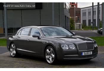 Full specifications and technical details 2014 Bentley Flying Spur II 4.0 V8 (500 Hp)